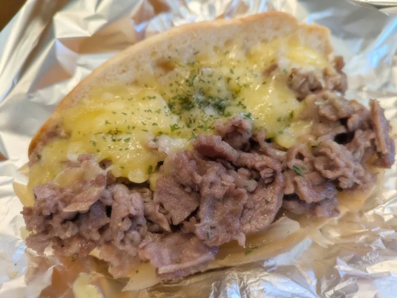 チーズステーキサンド