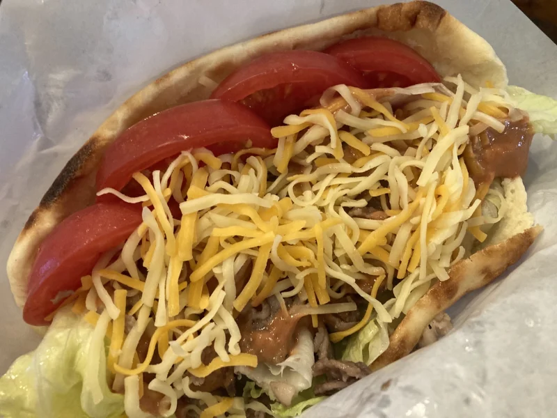 チーズビーフケバブサンド